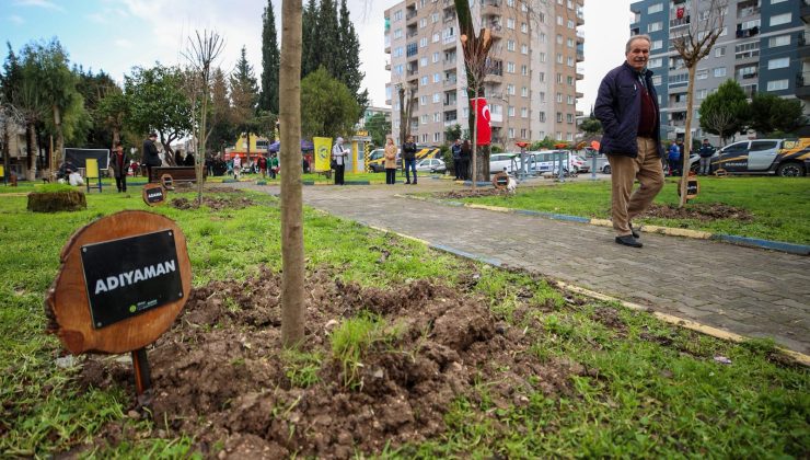 Buca’da 6 Şubat’ta kaybedilenler fidanlarla anıldı
