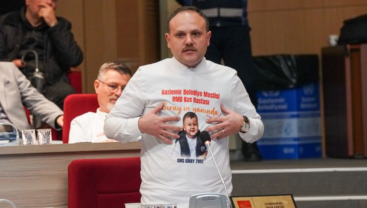 Gaziemir Belediye Meclisinden DMD Hastası Giray’a Yardım Çağrısı