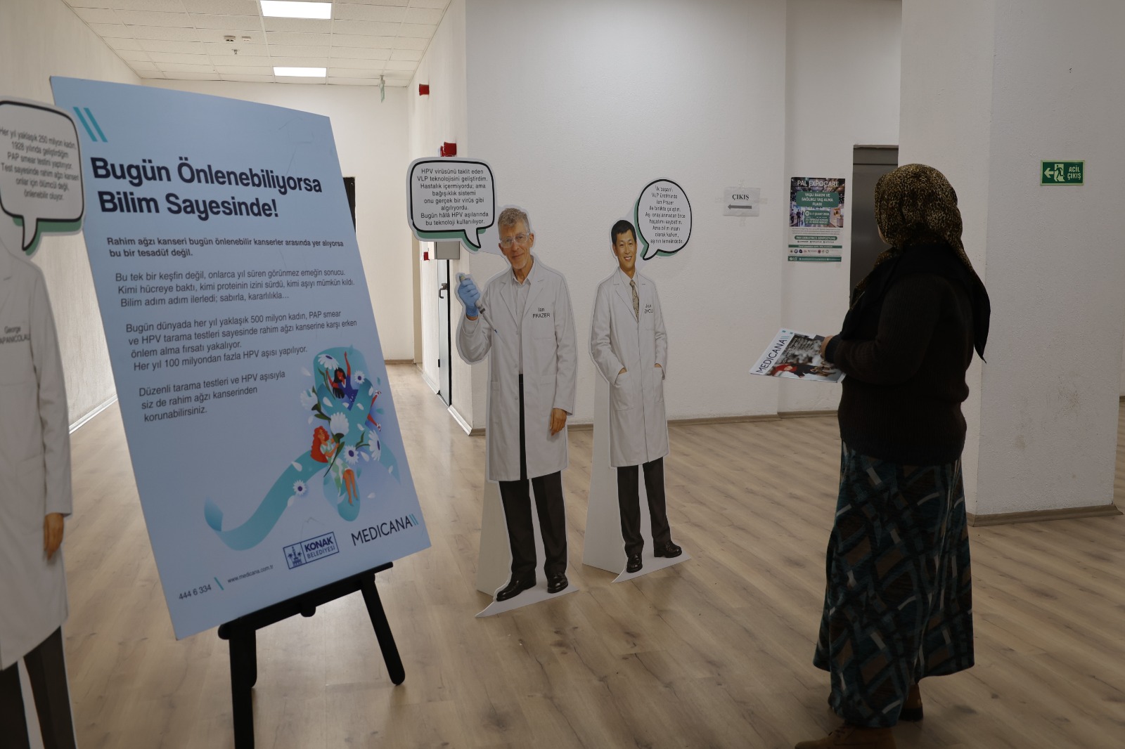 Konak’ta rahim ağzı kanserine karşı bilimsel farkındalık