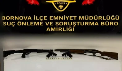 Bornova’da Silah Operasyonu: 3 Tutuklama!