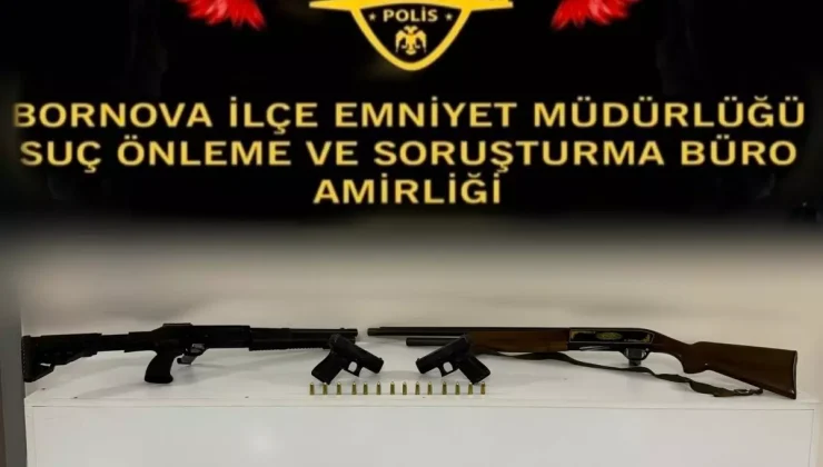 Bornova’da Silah Operasyonu: 3 Tutuklama!