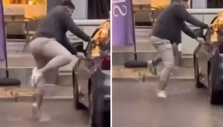 İzmir’de Yağmurda Akrobatik Düşüş!