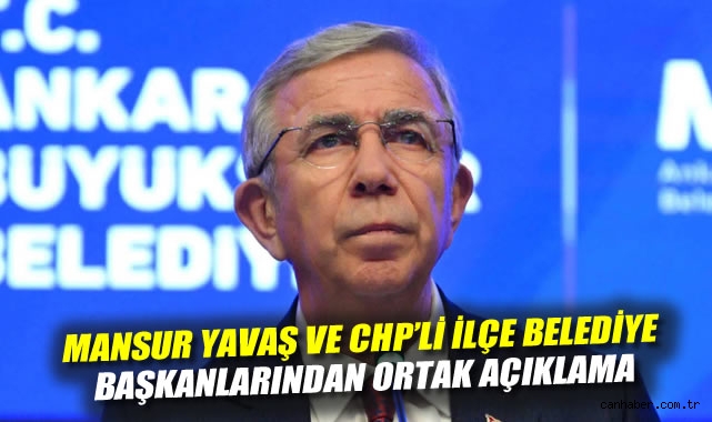 CHP’li Başkanlardan Yavaş’a Destek Buluşması