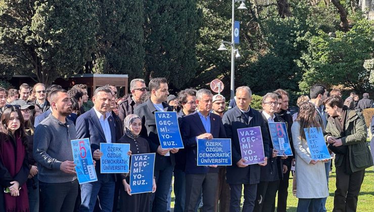 Özgür Özel Boğaziçi Üniversitesi’nde
