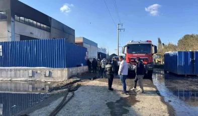 Torbalı’da Geri Dönüşüm Fabrikasında Yangın!