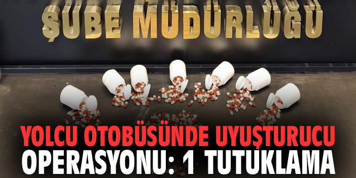 Otobüste Uyuşturucu Hap Operasyonu: İki Gözaltı!