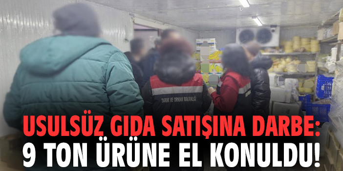 Rize’de Usulsüz Gıda Satışına 9 Ton İhtiyaç!
