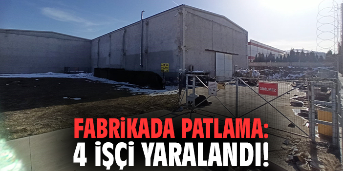 İncesu OSB’de Gaz Tankı Patladı, 4 Yaralı!