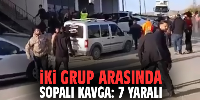Kaplan Mahallesi’nde Sopalı Kavga: 7 Yaralı!