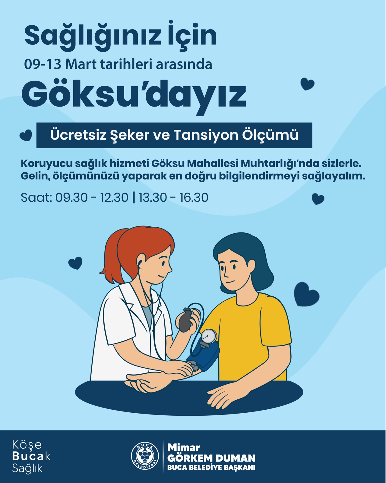 Buca Belediyesi koruyucu sağlık hizmetlerini mahallelere taşıyor